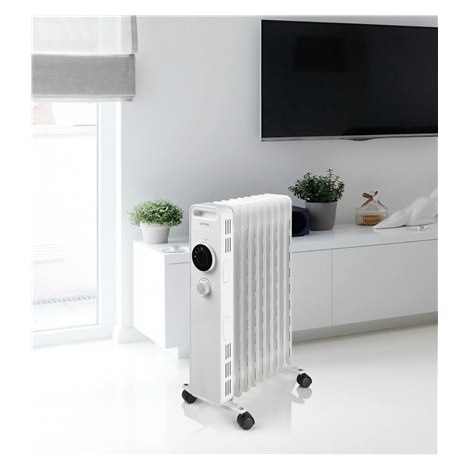 Gorenje | Heater | OR2000M | Oil Filled Radiator | 2000 W | Number of power levels | Suitable for rooms up to 15 m² | White | N/ - 4